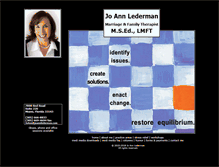 Tablet Screenshot of joannlederman.com